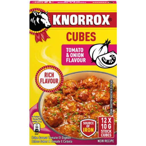 KNORROX STOCK CUBES STOCK CUBE TOMATO&ONION