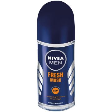 NIVEA MEN DEO ROLL ON FRESH MUSK 50ML