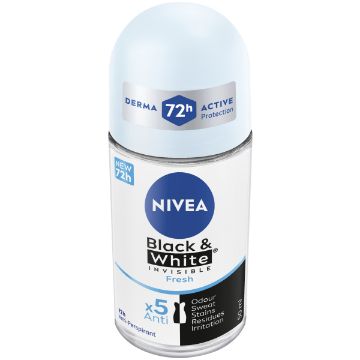 NIVEA BLACK&WHITE ROLL ON FEMALE 50ML