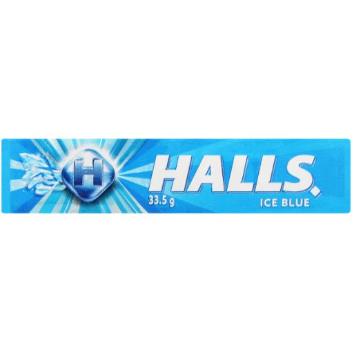 HALL`S SWEETS COUGH DROPS ICE BLUE 33.5G