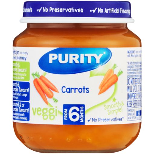 PURITY 2ND FOOD CARROTS 125ML