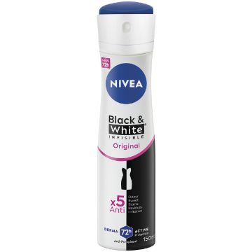 NIVEA DEO BLACK&WHITE INVISIBLE 150ML