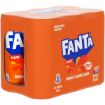 FANTA ORANGE CAN 300ML x 6