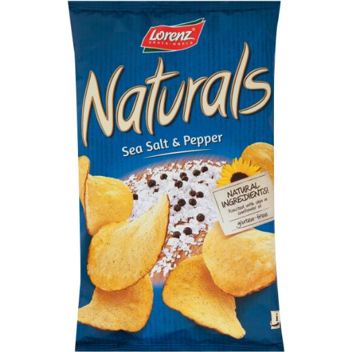 LORENZ NATURALS CHIPS SALT & PEPPER 100G