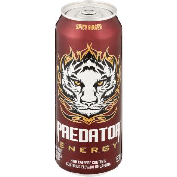 PREDATOR ENERGY DRINK SPICY GINGER 500ML