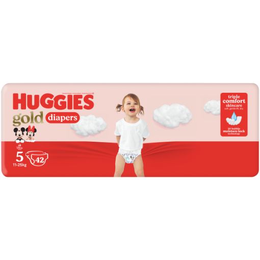 HUGGIES GOLD UNISEX VALUE SIZE 5