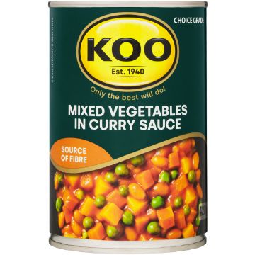 KOO MIXED VEGETABLE CURRY 420G