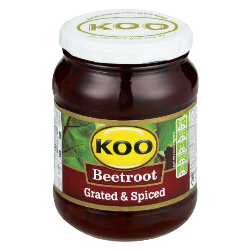 KOO BEETROOT GRATED AND SPICED 405G