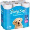 BABY SOFT T/PAPER WHITE 2PLY