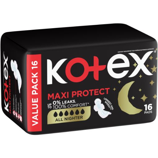 KOTEX PADS ALL NIGHTER SANITARY TOWELS