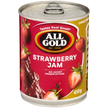 ALL GOLD JAM STRAWBERRY 450G