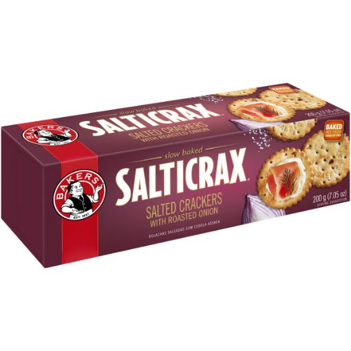 BAKERS SALTICRAX ROASTED ONION 200G