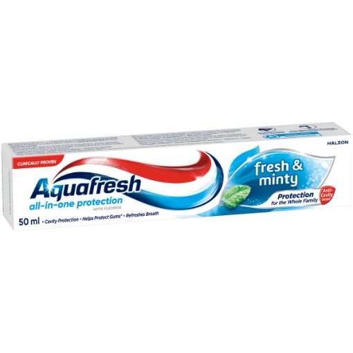 AQUAFRESH TOOTHPASTE FRESH&MINTY 50ML