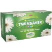 TWINSAVER FACIAL TISSUE WHITE