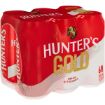 HUNTERS GOLD CAN 440ML x 6