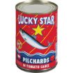 LUCKY STAR PILCHARDS IN TOM/SCE 400G