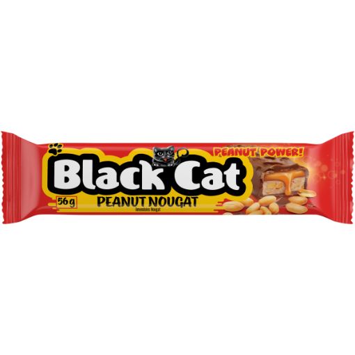 BLACK CAT CHOCOLATE BAR PEANUT CARA 56G