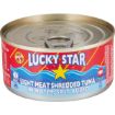 LUCKY STAR SHREDDED TUNA IN WATER 170G