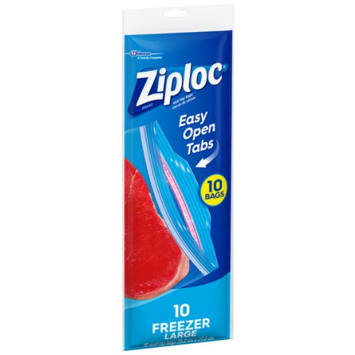 ZIPLOC BAGS FREEZER  LARGE