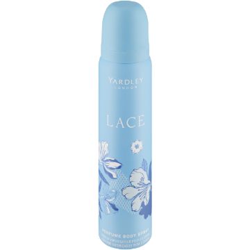 YARDLEY BODY SPRAY PERFUME LACE 90ML