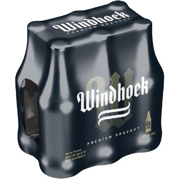 WINDHOEK DRAUGHT NRB 440ML x 6