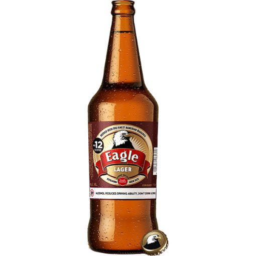EAGLE LAGER BEER 750ML