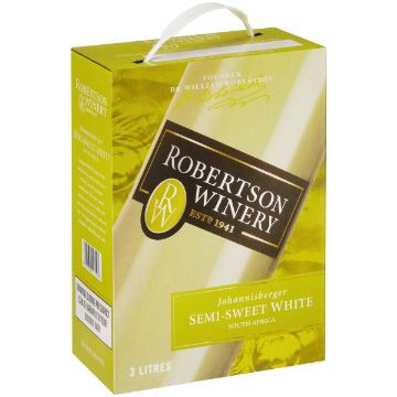ROBERTSON WINE SEMI SWEET JHBERGER WHT