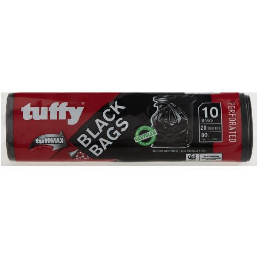 TUFFY BLACK BAG ON A ROLL