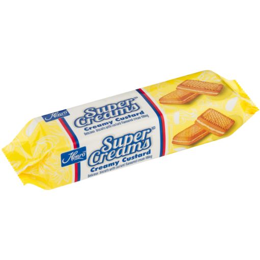 HENRO SUPER CREAMS CREAMY CUSTARD 125G