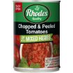 RHODES CHOPPED PEELED TOM W HERBS 410G