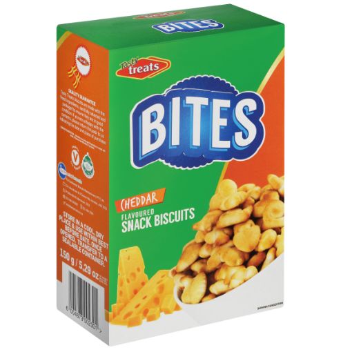 TASTY TREATS BITES CHEDDAR 150G
