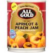 ALL GOLD APRICOT & PEACH JAM 450G