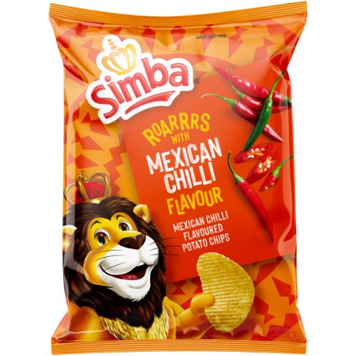 SIMBA CHIPS MEXICAN CHILLI 36G
