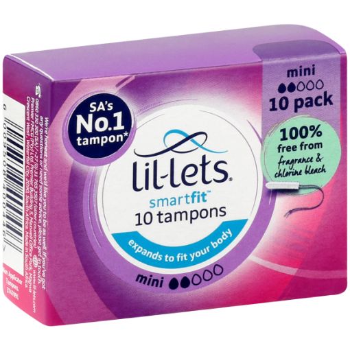 LIL-LETS TAMPON MINI LGHT N/APPL