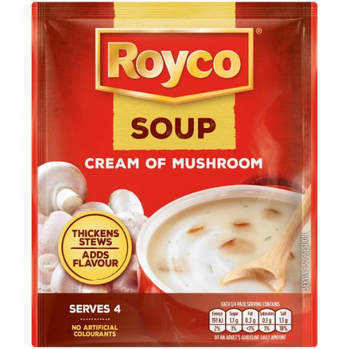ROYCO SOUP CREAM OF MUSHROOM 50G