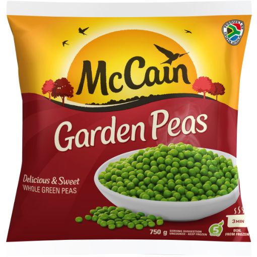 MCCAIN GARDEN PEAS 750G