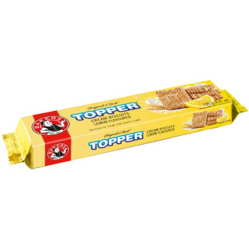 BAKERS TOPPER LEMON 125G