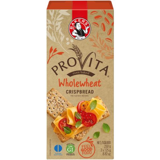 BAKERS PROVITA WHOLE WHEAT 250G