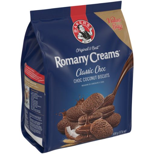 BAKERS ROMANY CREAMS CLASSIC CHOC 500G