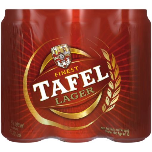 TAFEL LAGER CAN 500ML x 6