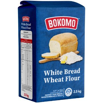 BOKOMO WHITE BREAD WHEAT FLOUR 2.5KG