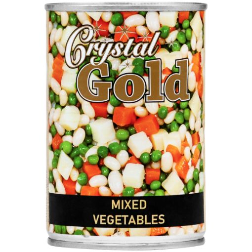 CRYSTAL GOLD CURRIED MIX VEG 410G