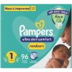 PAMPERS N/B DISPOSABLE DIAPERS J/PK