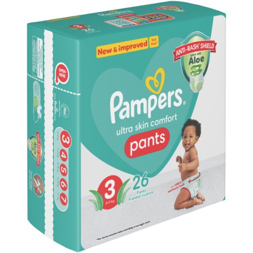 PAMPERS DIAPER PANTS PANTS SZ3 CARRY PCK