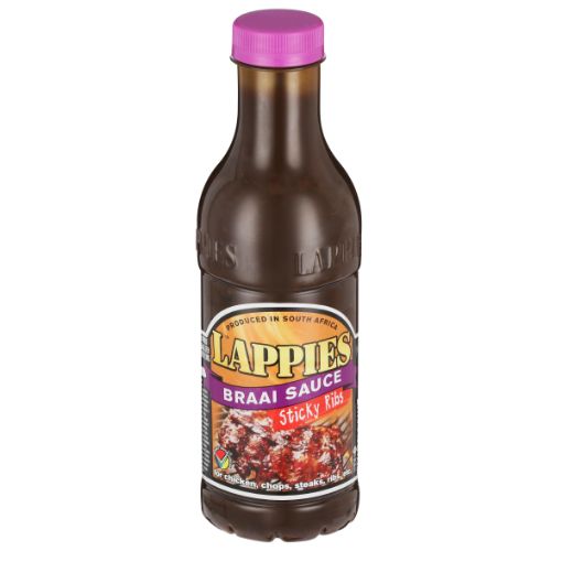 LAPPIES BRAAI SAUCE STICKY RIB 750ML