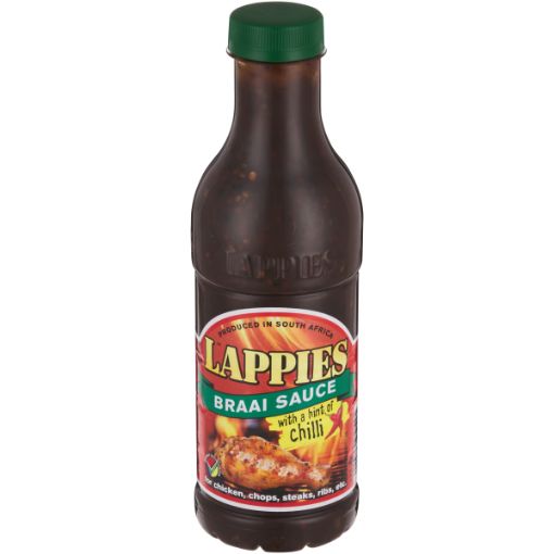 LAPPIES BRAAI SAUCE HINT OF CHILLI 750ML