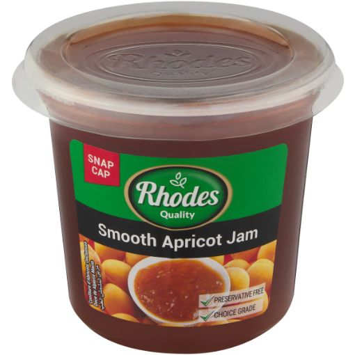 RHODES APRICOT JAM PLASTIC 600G