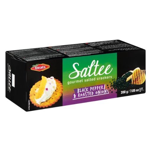 TASTY TREATS SALTEE BLK PEPR&ONION 200G