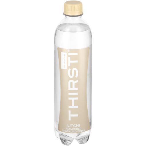 THIRSTI FLAVOURED WATER LITCHI 500ML