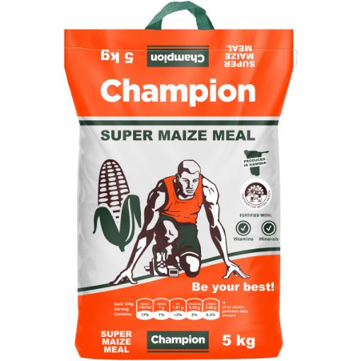 CHAMPION MAIZE MEAL SUPER POLY 5KG